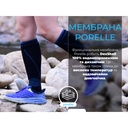 Водонепроникні шкарпетки Dexshell Longlite Socks 2.0, блакитні полоски, розмір XL (47-49)