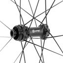 Колесо пер. + задн. 28" ERE TENACI GT25 CARBON, Gravel, 100x12/142x12, CL, MS12, tubeless, черный сатин