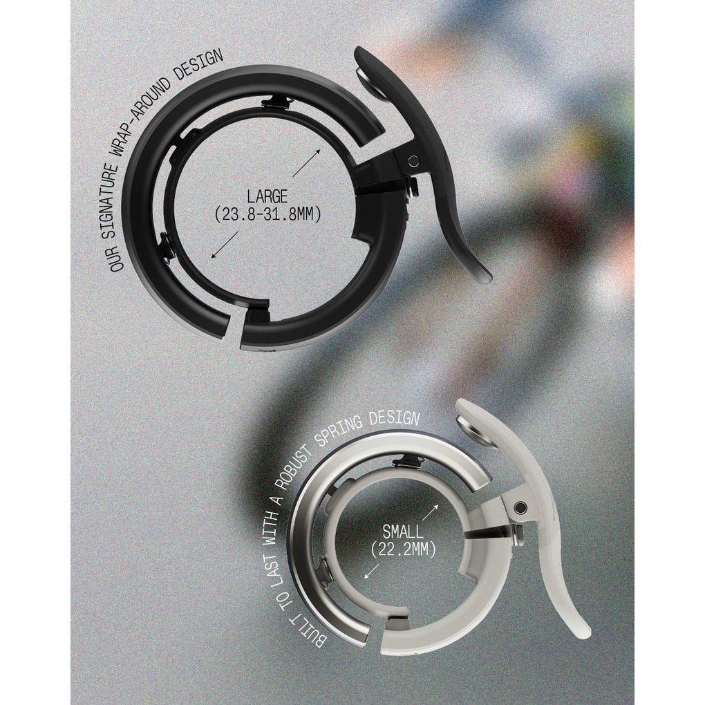 Звонок Knog Oi Prima Primer Grey Large