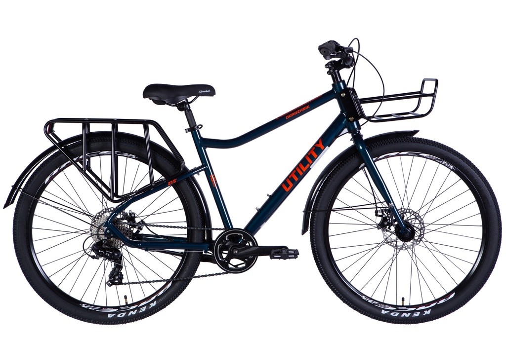 Велосипед уцінений AL 27.5&quot; Dorozhnik UTILITY DD CS рама-18,5&quot; синьо-зелений 2025