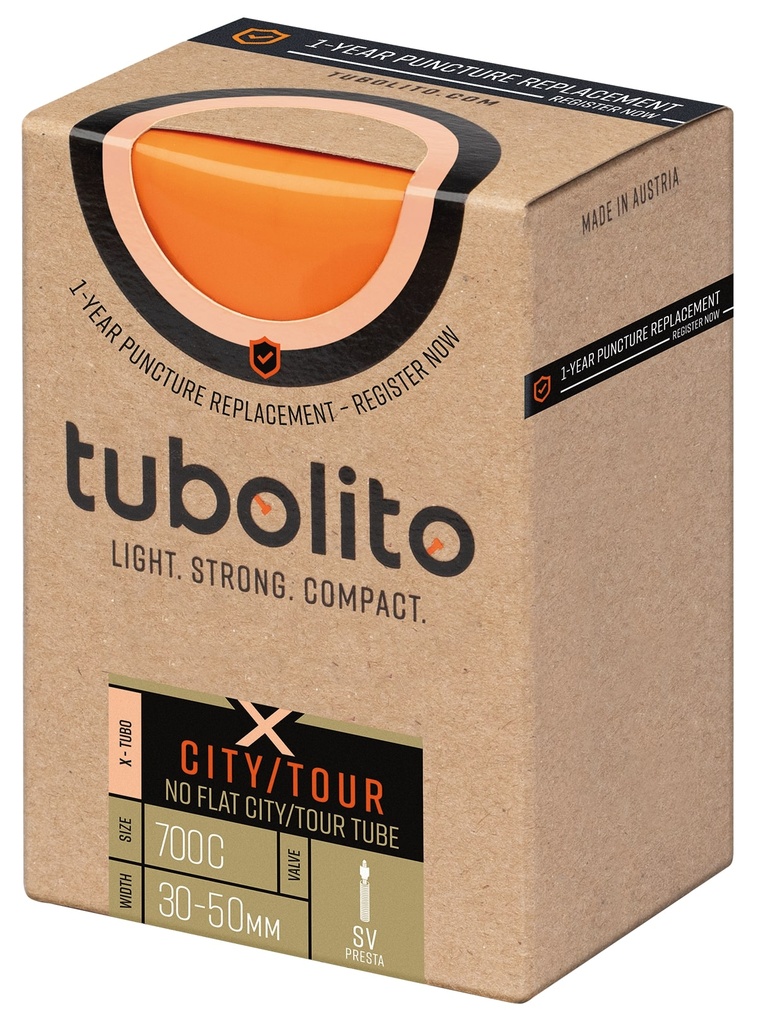 Камера TPU 28" (30/50-622) Tubolito X-TUBO-CITY/TOUR, SV42 (оранж).