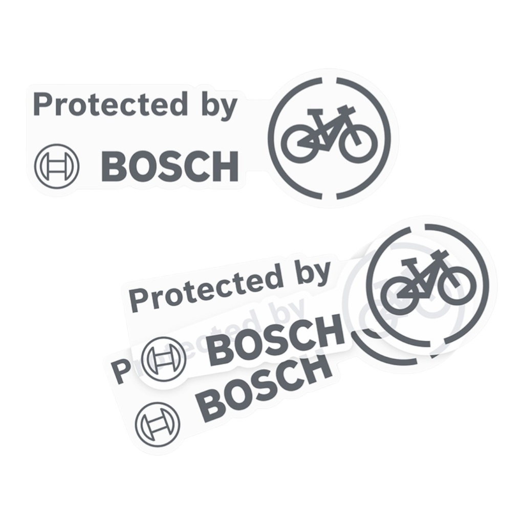 Наклейка Bosch eBike "protected by Bosch" (комплект з 10 штук)