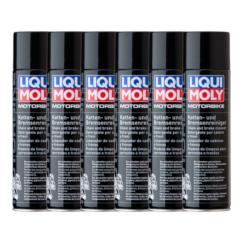 Засіб для очищення ланцюга та гальм мотоцикла, 500 мл, D-F-I-GR, коробка з 6 балончиками