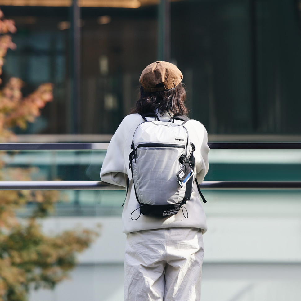 Рюкзак ультралегкий Naturehike CNK2300BB012, 15 л, білий