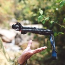 Трекінгова палиця Naturehike CNK2450DS013, 115-135 см, чорна