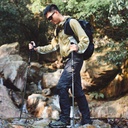 Трекінгова палиця Naturehike CNK2450DS013, 115-135 см, чорна