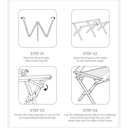 Складаний стіл Naturehike Star Jane T01 CNK2550JJ018, 89х60 см, вуглецева сталь, бежевий