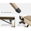 Складаний стіл Naturehike Star Jane T01 CNK2550JJ018, 119х60 см, вуглецева сталь, бежевий