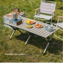 Складаний стіл Naturehike Star Jane T01 CNK2550JJ018, 119х60 см, вуглецева сталь, чорний