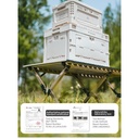 Складаний стіл Naturehike Star Jane T01 CNK2550JJ018, 119х60 см, вуглецева сталь, чорний