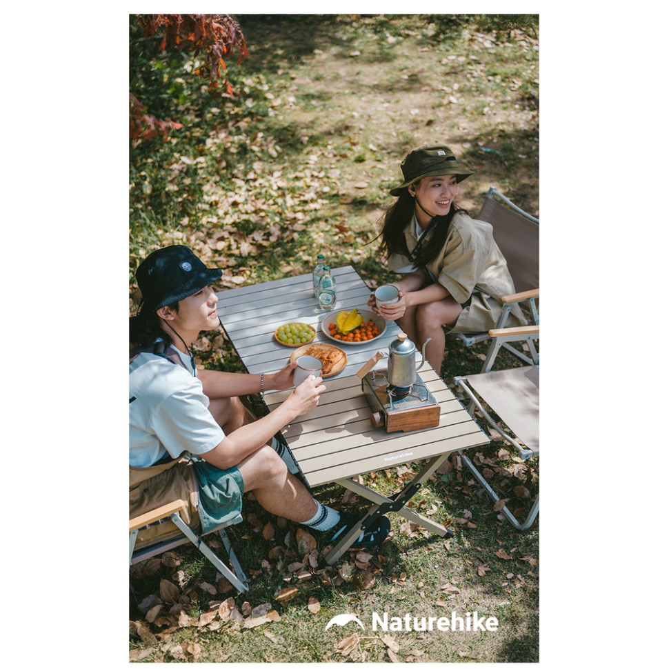 Складаний стіл Naturehike Star Jane T01 CNK2550JJ018, 119х60 см, вуглецева сталь, чорний