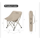 Стілець складаний Naturehike Stellaluna T04 CNK2550JJ022, вуглецева сталь, хакі