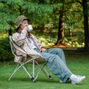 Стілець складаний Naturehike Stellaluna T04 CNK2550JJ022, вуглецева сталь, хакі