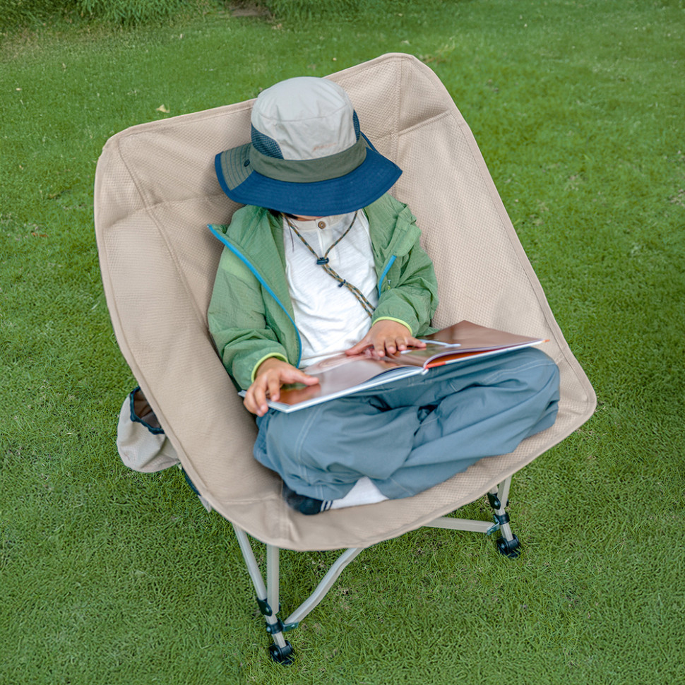 Стілець складаний Naturehike Stellaluna T04 CNK2550JJ022, вуглецева сталь, хакі