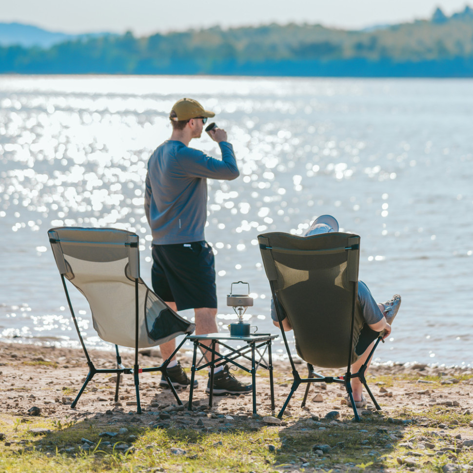 Стілець складаний ультралегкий Naturehike CNK2550JJ013 Yamami YL01, розмір L, алюміній, оливковий