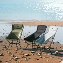 Стілець складаний ультралегкий Naturehike CNK2550JJ013 Yamami YL01, розмір L, алюміній, сірий