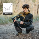 Стілець складаний ультралегкий Naturehike CNK2550JJ013 Yamami YL01, розмір М, алюміній, сірий