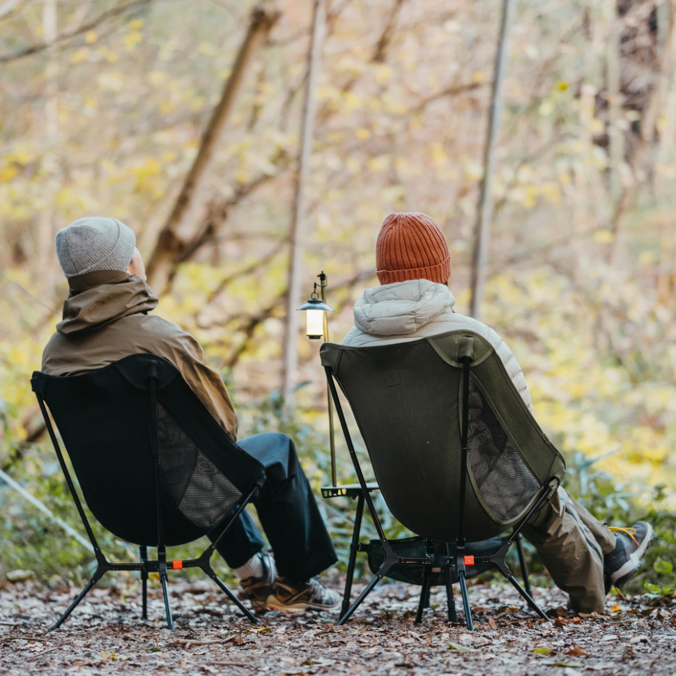 Стілець складаний ультралегкий Naturehike CNK2550JJ013 Yamami YL01, розмір М, алюміній, чорний