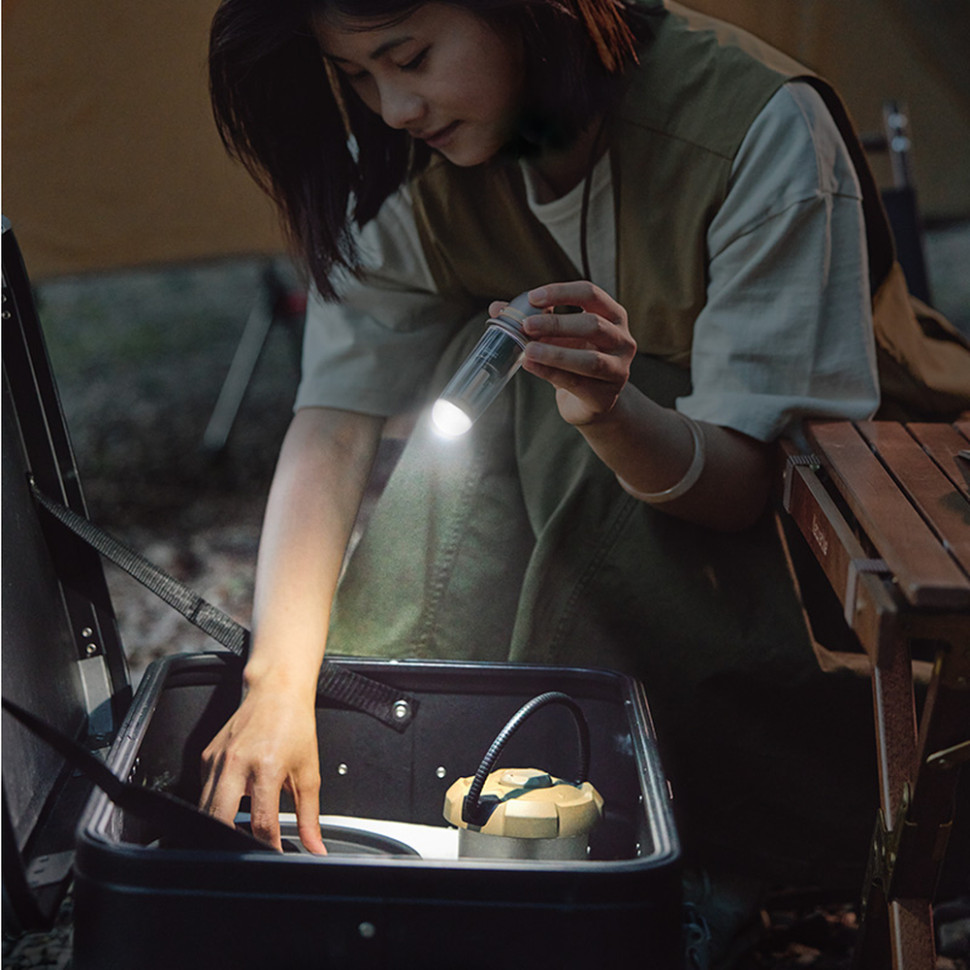 Ліхтар кемпінговий Naturehike CNK2350ZM010, 118х39мм, чорний