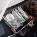 Килимок складний IXPE Naturehike CNK2550WS030, алюмінієва плівка, 18 мм, оливковий-зелений