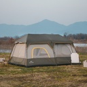 Намет восьмимісний Naturehike Cape 13.1 CNK2450WS050 з швидким розкриттям, сіро-коричневий