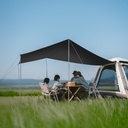 Намет тримісний надувний автоматичний із тентом Naturehike Ango CNK2550WS017, коричневий