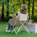 Стілець складаний Naturehike Stellaluna T04 CNK2550JJ022, вуглецева сталь, чорний