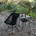 Стілець складаний ультралегкий Naturehike CNK2550JJ013 Yamami YL01, розмір М, алюміній, оливковий