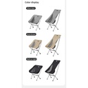 Стілець складаний ультралегкий Naturehike Stellaluna L04 CNK2450JJ015, розмір L, алюміній, сірий