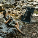 Стілець складаний ультралегкий Naturehike Stellaluna L04 CNK2450JJ015, розмір М, алюміній, сірий