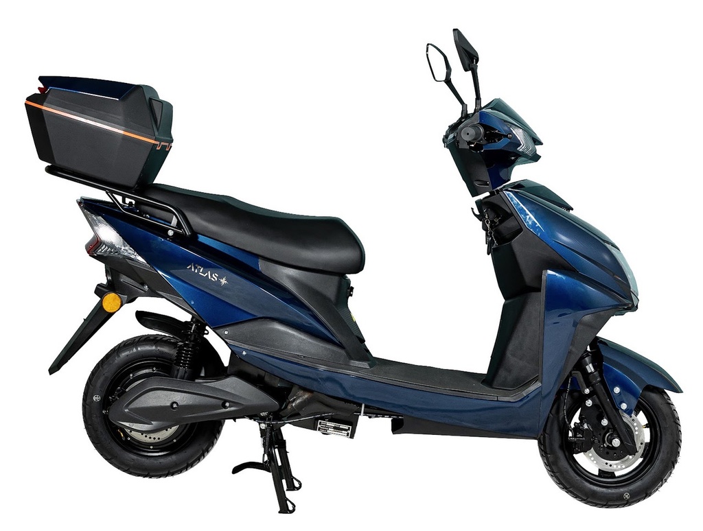 Електроскутер ATLAS Falcon Box 2000W Lithium Cyan Blue