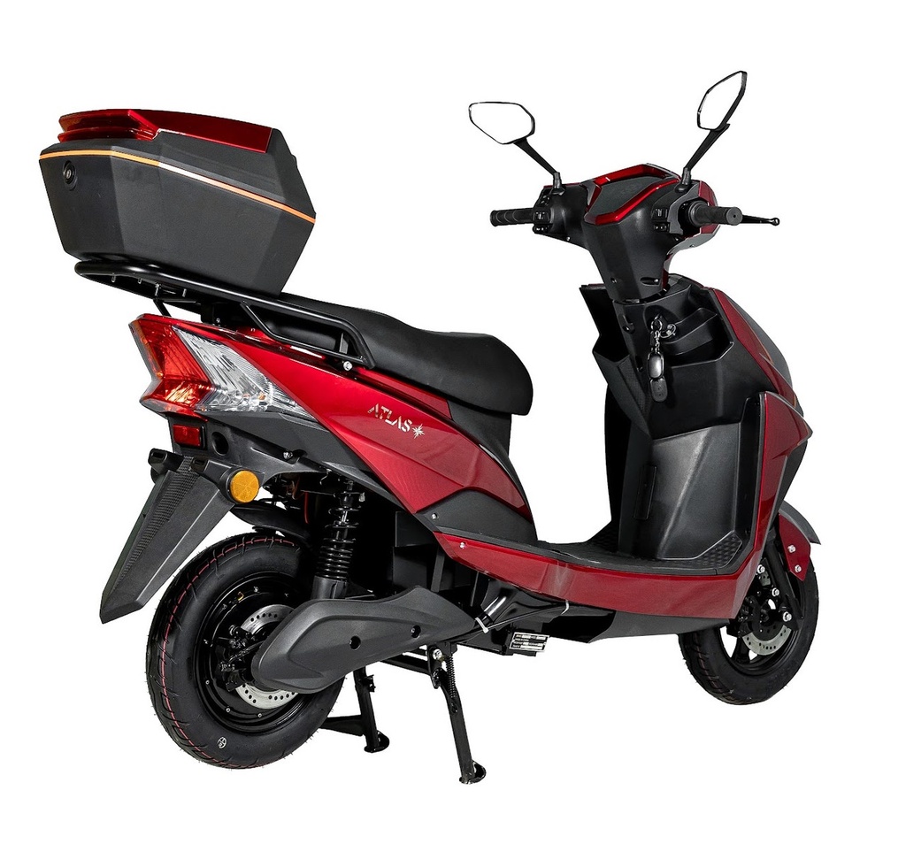 Електроскутер ATLAS Falcon Box 2000W Lithium Red