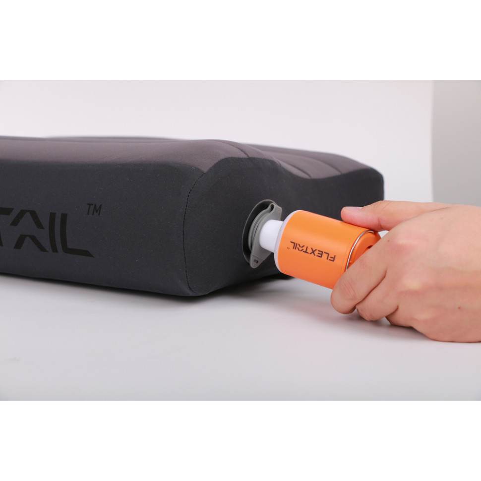 Надувна подушка анатомічна Flextail Zero Pillow, сіра