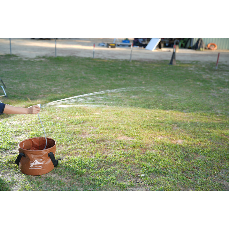 Душ портативний з насосом на акумуляторі Flextail Tiny Shower, білий