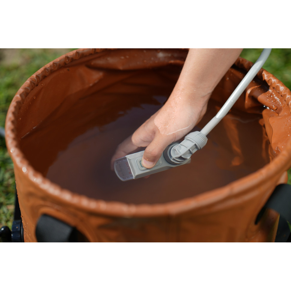 Душ портативний з насосом на акумуляторі Flextail Tiny Shower, білий