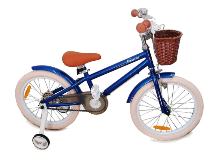 Велосипед 18" RoyalBaby Macaron, синій