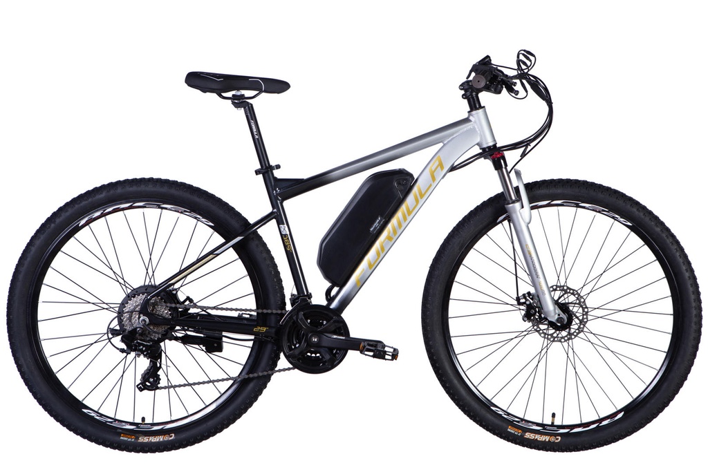 Велосипед з електроприводом 29" AL Formula eF-1 DD CS рама-18,5" 48B 12.5А*г 500Вт сріблясто-чорний 2026