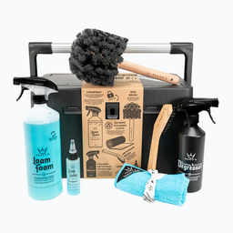 [PKT-CBC-1] Набір для миття Peaty's Cleaning Kit, шампунь 1L / дегризер 500ml / щітка 2шт / рушник мікрофібра / мастило ланцюга 120ml, All-Weather